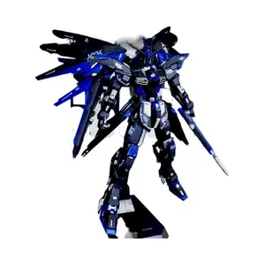 MG Freedom 2.0 Gundam Model Kit Black Phoenix Shadow Freedom with Stand Water Decals Action Figure Collectible Hobby Toy for Adults Teens