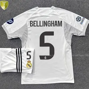 Real Madrid 25/26 Home Football Kit, Soccer Jersey and Shorts Set