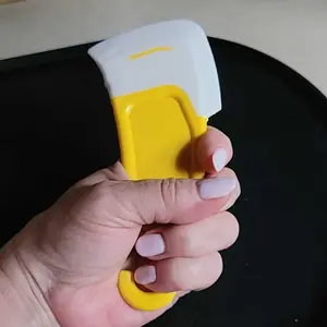 3 Counts Heat Resistant Silicone Scraper,3D Printer Silicone Scraper,Remove Food Rubber Spatula Tools for Cleaning/Mixing/Baking/Cooking，Non Stick Kitchen Scraper for Removing Oil