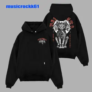 Retro NEW Bad Omens Hell I Overcame Graphic HOODIE T-Shirt, Unisex Vintage Cotton T-Shirt, Rock Merchandise, Perfect for Music Fans High Neck Apparel