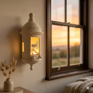 Puerto Rican Garita Wall Coqui Desk Lamp, Coqui Frog Puerto Rico Frog Night Light Adjustable Color, for Bedroom Living Room Childrens Room Office Decor