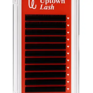 Uptown Lash 0.18 CC and D 10mm Classic Lash Tray for Eyelash Extensions & Classic Designs - Perfect for Lash Artists