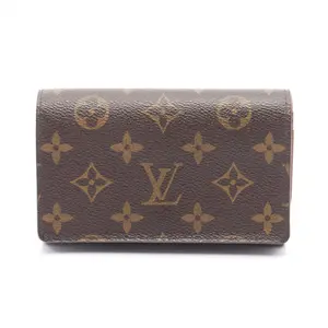Pre-owned Louis Vuitton Canvas Small Leather Goods Monogram Wallet