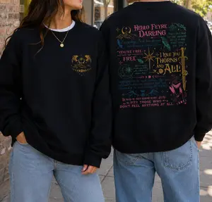 Acotar Fan Shirt, Hello Feyre Darling Sweatshirt, The Night Court Illyrians A Court of Thorns and Roses Rhysand Cassian Azriel