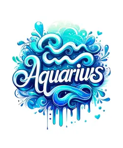 Aquarius DTF transfer for t-shirts