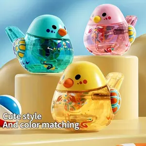 Water bird whistle. The whistle can produce bird calls by adjusting the water flow. It is a water play toy for the bathroom. It is a beautiful gift for boys and girls on birthdays. (3-piece set with 3 colors together)