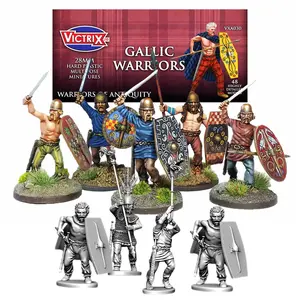 Wargames Delivered Victrix Unarmoured Gallic Warriors Set For Ancient Wargaming 48 Detailed 28mm Miniatures
