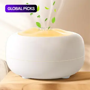 Essential Oil Diffuser, Quiet Humidifier for Bedroom, Timer and Auto-Off, 7 LED Colors Ultrasonic Aromatherapy Mist Diffusers for Room Office Plants, Noiseless Humidifier #GLOBAL PICKS