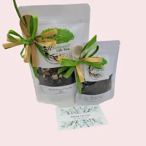 Black Coconut Thai Loss Leaf Tea - 2 oz - Refreshing Beverage with Coconut Flavor - Ideal for Beverage and Fruit - Vacuum Sealed Packaging