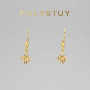 [Clover Earrings]【FOLYSTUY (YNC01)】Clover Earrings Unisex Fashion Trend Accessory for Women and Men