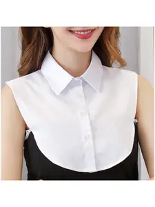 Women's Fake Collar Shirt Lapel, Versatile Cotton Decorative Stand-Up Pointed Collar, Stylish False Clothing Accessory