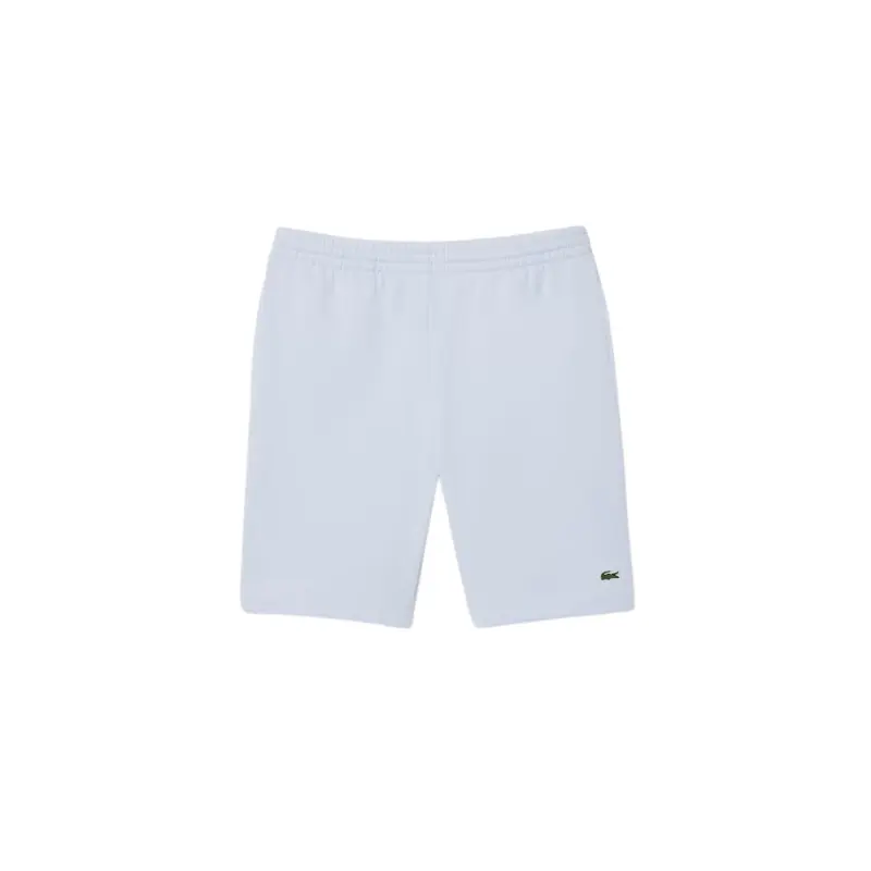 Lacoste Fleece Shorts - Men's Cropped Design, Made of Cotton, Available in White, Ideal for Sportswear and Casual Wear