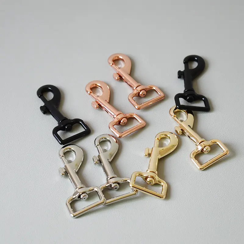 25mm Swivel Snap Hook Zinc Alloy Metal Lobster Clasp Multiple Electroplated Colors Heavy Duty 32g Durable Anti‑Rust Trigger Clip Replacement Hardware for Dog Leash Collar Pet Harness Bag Strap Handmade DIY Craft Daily Use