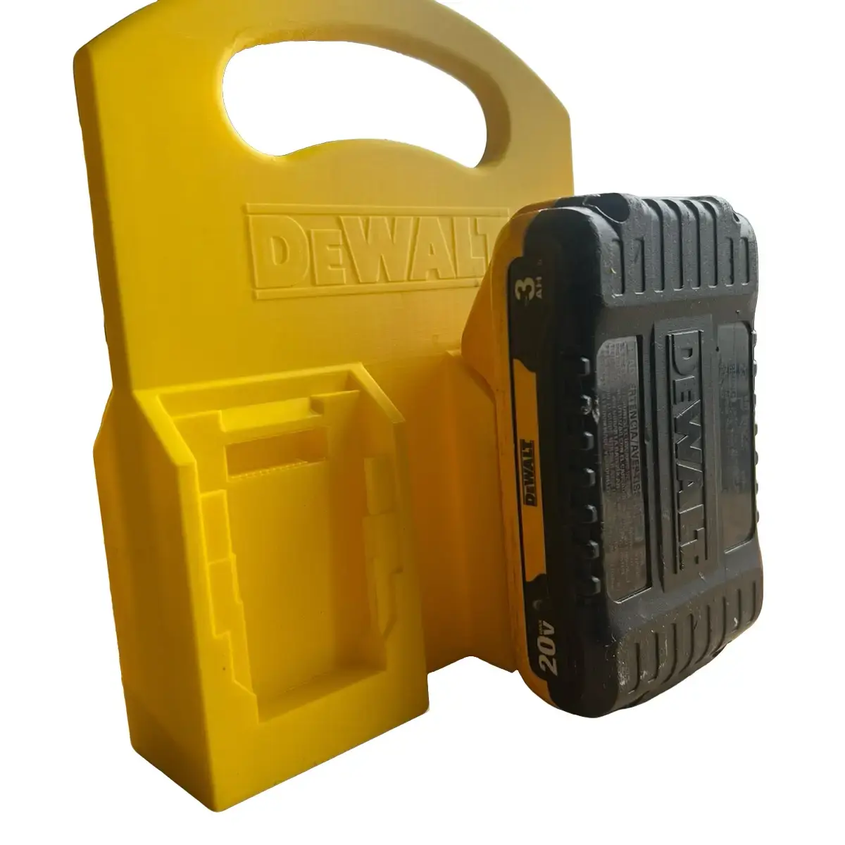 Dewalt 20V Battery Caddy | Carrying Case | Battery Holder | Battery Organizer | Holds 4 Dewalt 20v Batteries