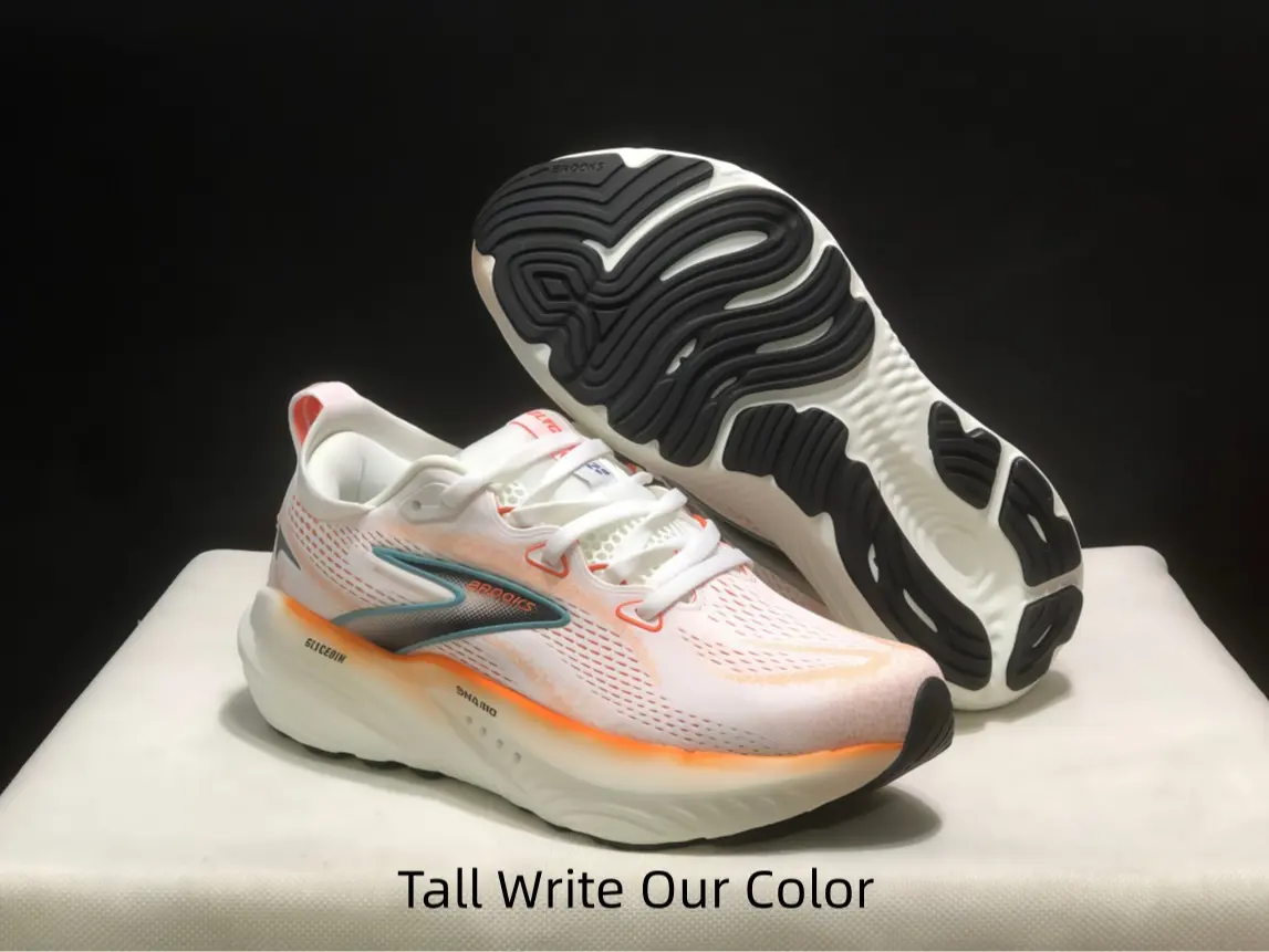 ：Lightweight breathable mesh running shoes with gradient color matching, thick cushioned midsole and anti-slip rugged outsole. Suitable for jogging, gym training and daily walking for all-day comfort.