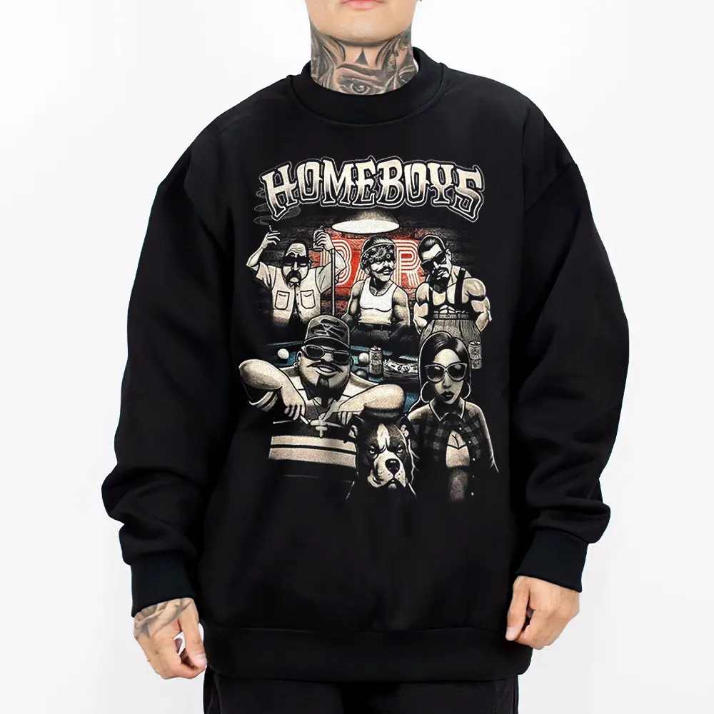 Homeboys Style Chicano Clothing Lowrider Clothing Gangster Clothes Mexican Clothing Streetwear Hoodie Men All Seasons Unisex Oversized