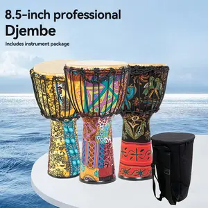 8.5 Inch djembe with Bag, Professional Hand Drum for Adults, Stage Performance Instrument, Birthday Gift, Beginner Friendly, Durable Design