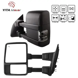 YITAMOTOR Pair Power Heated Tow Mirrors for 2008- 2016 Ford F250-F550 Super Duty w/ Signal