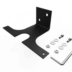 Stage Ninja  6 in. Vertical Mounting Bracket for Retractable Cable Reels - Black Powdered Coat, Ceiling Mount
