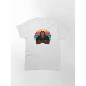 Tough Bigfoot retro sunset-gift for Bigfoot Believers Classic T-Shirt