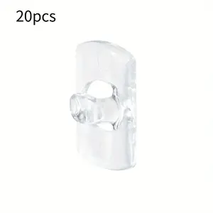 20pcs/set Mini Wall Hooks For Hanging Indoor Christmas Decorations, Lights, Vine Plants And Cables, Indoor Light Clips