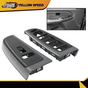 Fit For 2003-2007 Chevy Silverado GMC Sierra Front Window Switch Trim Bezel Set