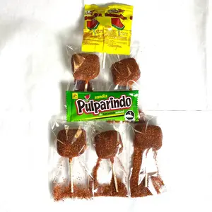 5 - PK WRAPPED PULPARINDO WATERMELON LOLLIPOPS WITH MIGUELITO CHILLI POWDER