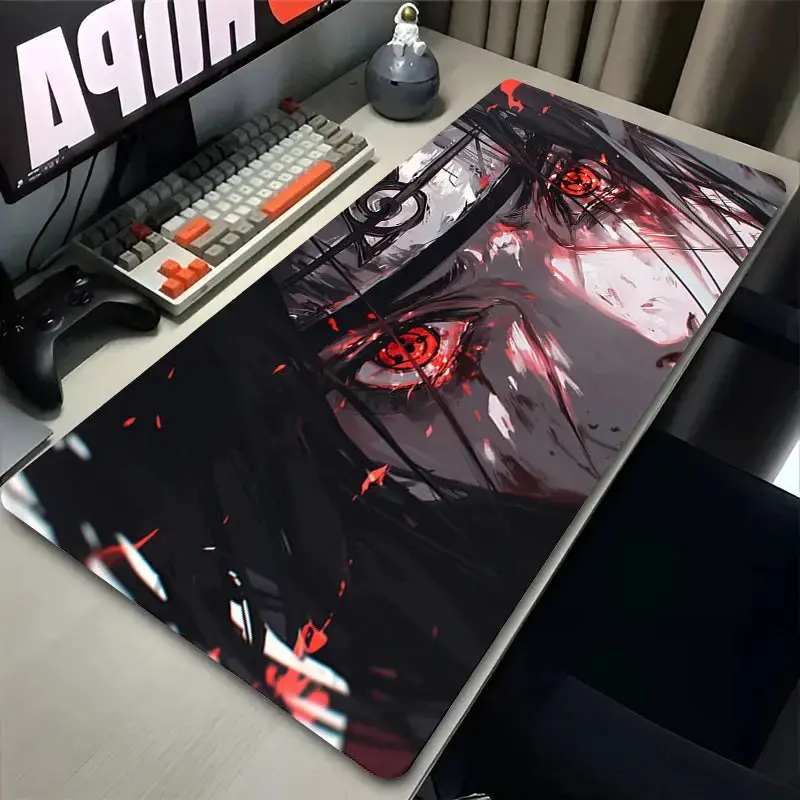 Akatsukii Anime Mouse Pad Black & White Desk Mat, Desktop Gaming Pad, Home Office Gifts
