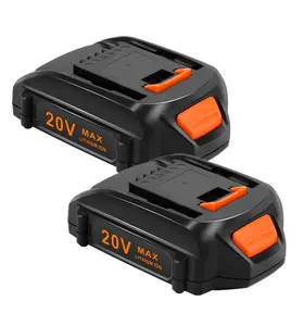 Upgraded 3.5Ah 2Pack 20V Battery Replacement for Battery 20V Power Share Max 20V Lithium-ion Battery Compatible with 20V Battery WA3575 WA3525 WA3520 WG151s WG891 Leaf Blower Tools Batteries