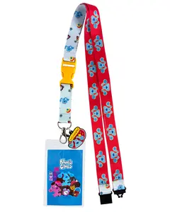 Blue's Clues Lanyard Let's Imagine Design Breakaway ID Badge Holder Keychain