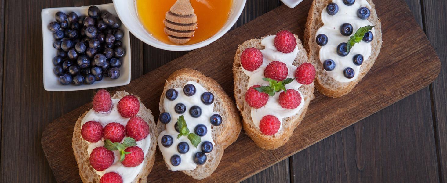 OSTBA Adjustable Electric Meat Slicer, 0-15mm Thickness, 7.5'' Removable Blade, Child Safety Lock, Easy to Clean, 200W with 2 Blades/ 150W / 200W