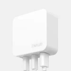 Nekmit 67W Flat USB C Charger Block, 3-Port GaN Fast Wall Charger, USB C Wall Plug for MacBook Pro/Air, iPad, iPhone, Galaxy and More