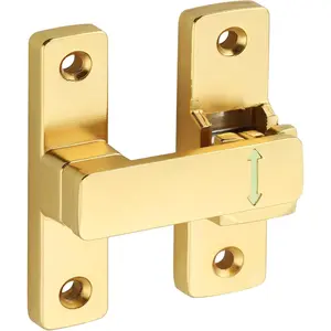 90/180  Flip Door Lock Latch, Protecting Safety Sliding Gate Latches Heavy Duty Hardware Door Latch for Interior Front Barn Garden Fence Window Bathroom Cabinet