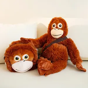 Kawaii Orangutan Brother Plush Set Soft Stuffed Toy Collectible