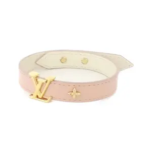Pre-owned Louis Vuitton Calfskin Small Leather Goods LV Iconic Calf Bracelet
