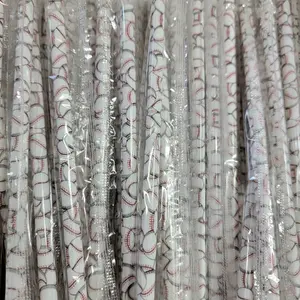 Baseball Print Plastic Reuseable Straws - Team Bundle of 12 Straws