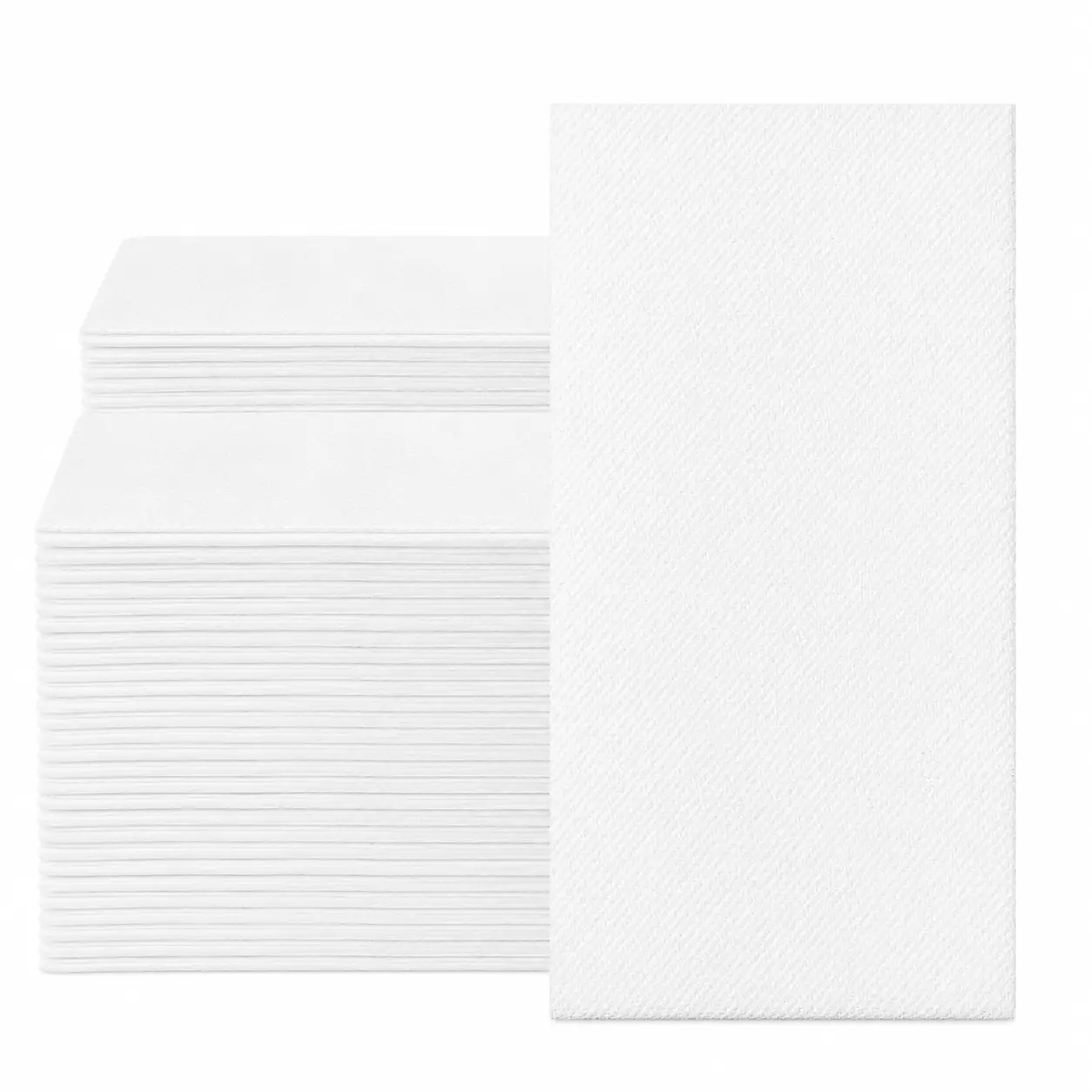 200 Pack Disposable Linen-Feel Guest Towels, 12" x 17" Cloth-Like Hand Towels, Soft Disposable Bathroom Napkins for Guest Bathroom, Wedding, Party & Dinner