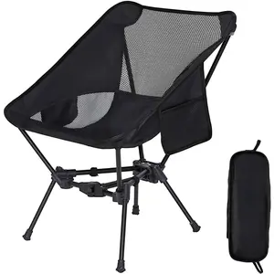 Portable Camping Chair Backpacking Chair - The 4th Generation Ultralight Folding Chair - Compact, Lightweight Foldable Chairs for Hiking Mountaineering, Beach
