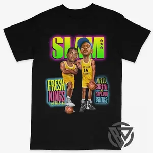 Fresh Prince T-shirt For Men Women, For Fans Unisex Casual Streetswear Top Will Smith Carlton Banks 90's TV Show ( BF )