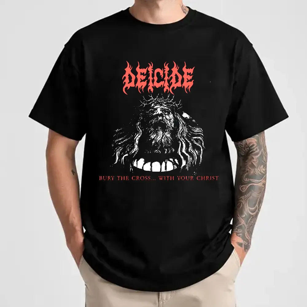 Deicide Vintage Metal Graphic Tee For Underground Music Fans HY4463