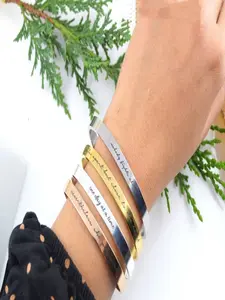 Personalised Cuff Bracelet, Personalized Jewelry, Engraved Bracelet, Gold Cuff Bracelet, Bracelets for Women, Graduation Gifts for her