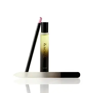 Noval Nail Care Set with Pine Scented Nourishing Nail Polish Oil, Quartz File, Buffer, Salon Quality Manicure Kit, Professional Use at Home, Nail Nutrient Oil