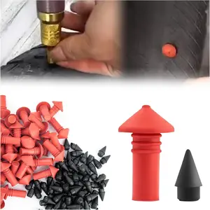 Mushroom Tire Plug Kit with 90PCS Pins,Practical Rapid Plug 2.0 Tire Repair for Flat Tire Repair Kit,Car Accessories Mushroom Plug Tire Repair Kit Fits Tubeless Tires (90pcs small mushroom heads)