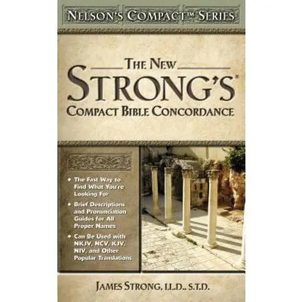 USED Book - Nelson's Compact Series: Compact Bible Concordance by Strong, James (Paperback) - english