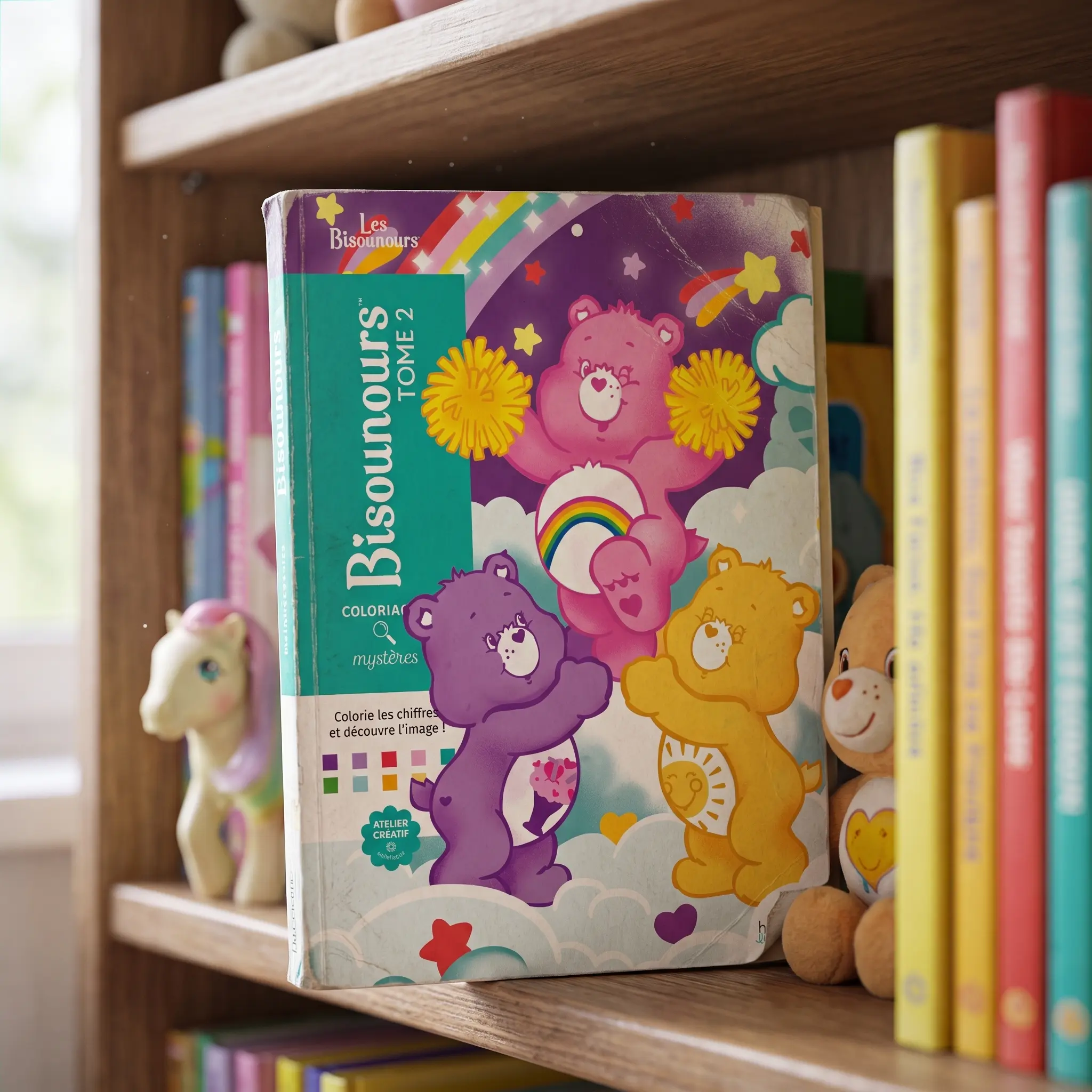Coloriages Mystères – Bisounours Tome 2: Color by Number & Reveal Hidden Images