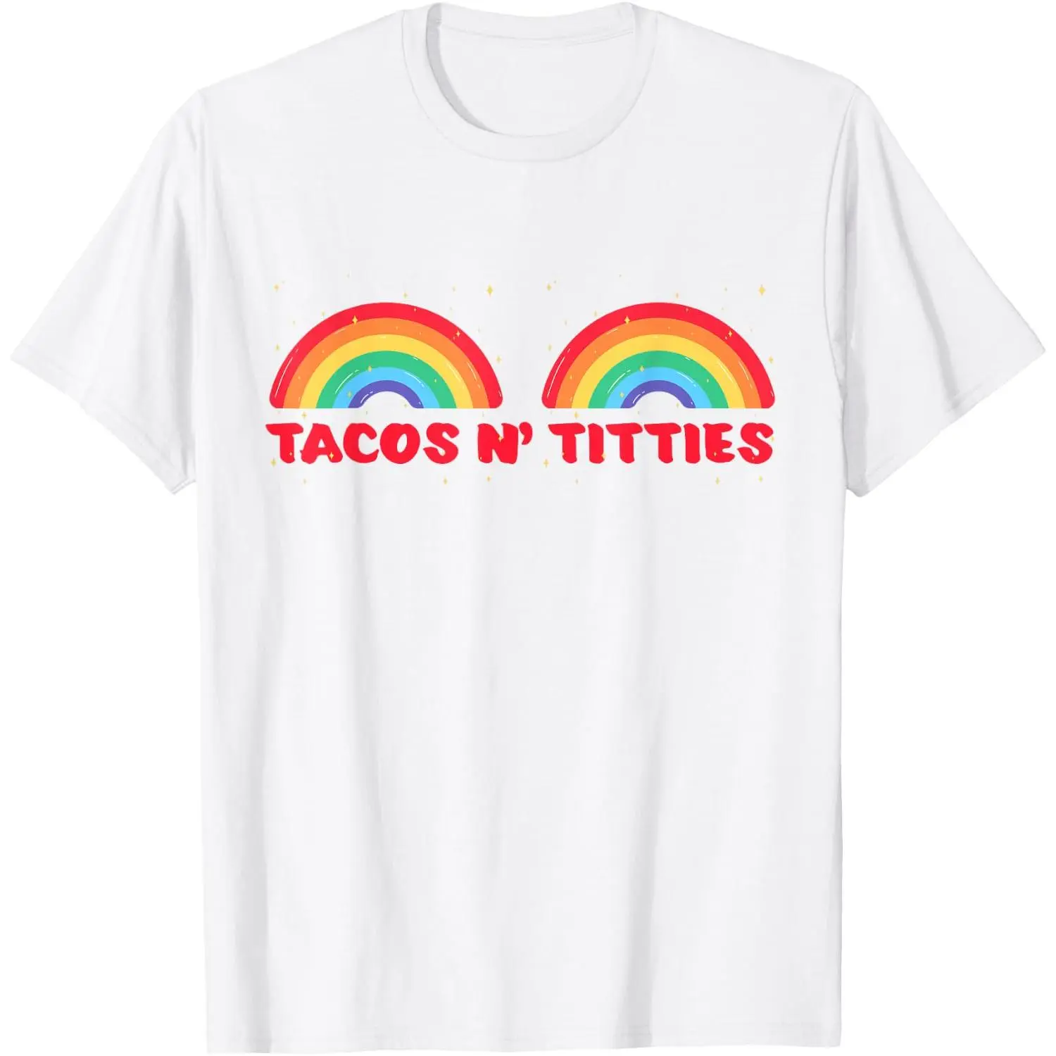 Tacos And Titties Funny LGBT Gay Pride Lesbian T-Shirt