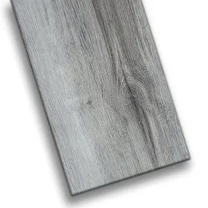 Rio Grande Nile SPC Flooring Sample | 100% Waterproof, 5mm Thick, 12 Mil Wear Layer, Click Install, Cool Gray Oak Look with EVA Pad