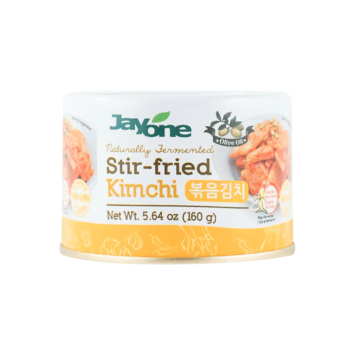 JAYONE Korean Fried Kimchi Canned 160g - Authentic Flavor, Ready to Eat! JAYONE Korean Fried Kimchi Canned 160g - Authentic Flavor, Ready to Eat!