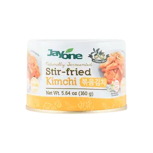 JAYONE Korean Fried Kimchi Canned 160g - Authentic Flavor, Ready to Eat!
