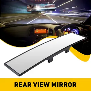 300mm Panoramic Convex Rear View Mirror – Anti-Glare Wide Angle Interior Mirror for Cars, SUVs & Trucks, Enhanced Visibility & Safety